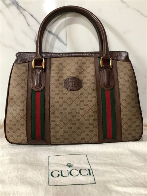 borsa gucci vintage anni '70